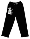 My Cat Is My Valentine Adult Lounge Pants - Black by TooLoud-Lounge Pants-TooLoud-Black-Small-Davson Sales