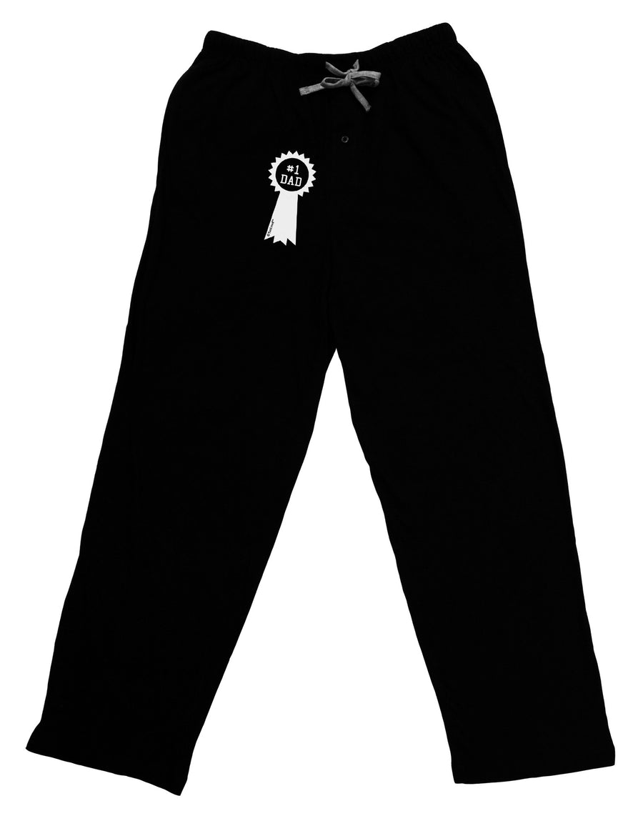 Number One Dad Award Ribbon Adult Lounge Pants-Lounge Pants-TooLoud-Black-Small-Davson Sales