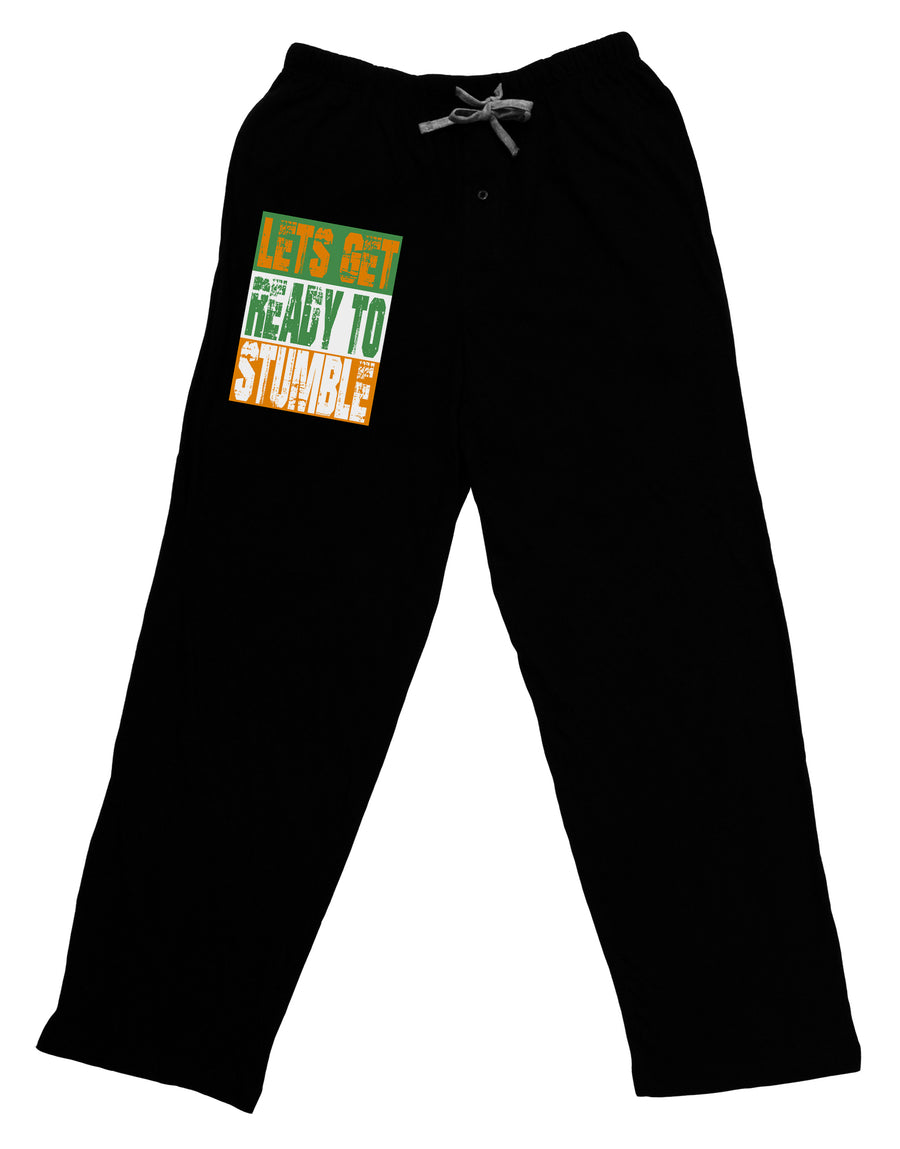 Lets Get Ready To Stumble Adult Lounge Pants by TooLoud-Lounge Pants-TooLoud-Black-Small-Davson Sales