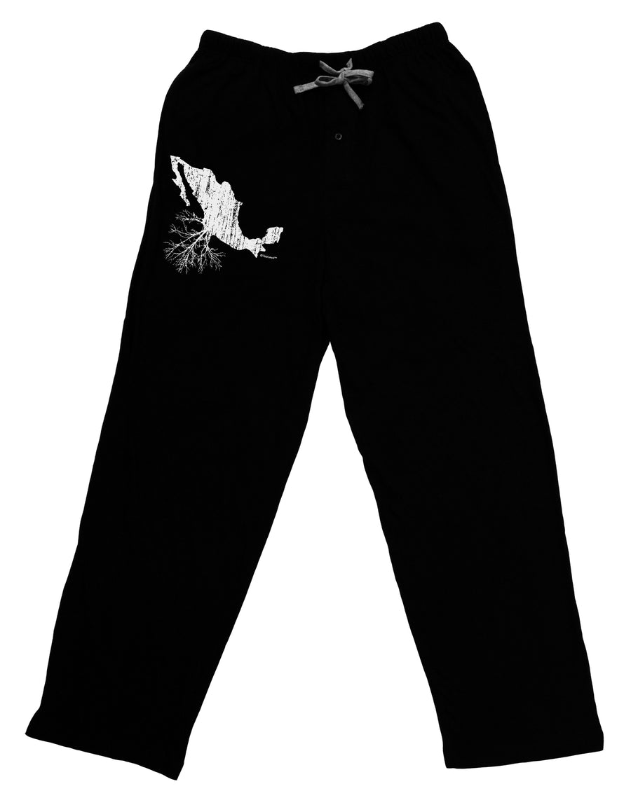 Mexican Roots Design - Distressed Adult Lounge Pants by TooLoud-Lounge Pants-TooLoud-Black-Small-Davson Sales