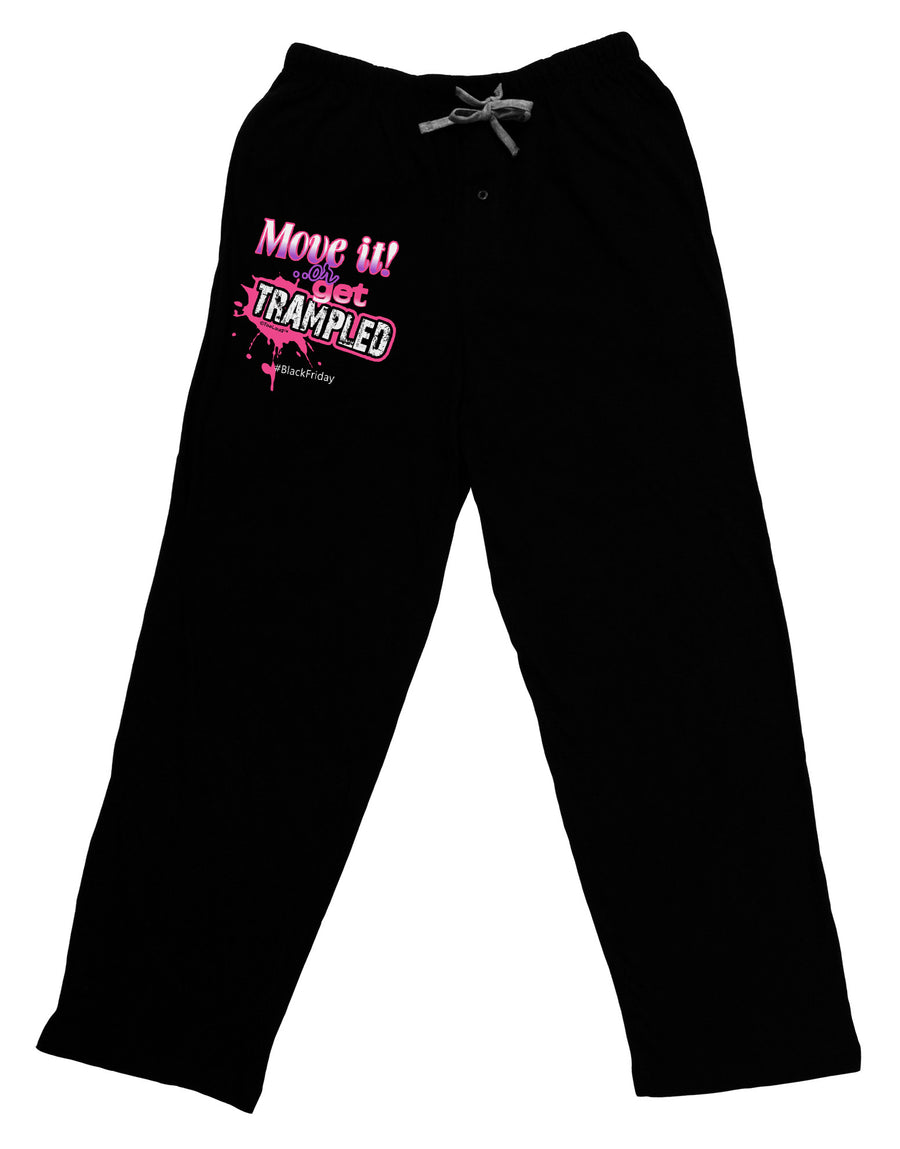 Move It Or Get Trampled Adult Lounge Pants-Lounge Pants-TooLoud-Black-Small-Davson Sales