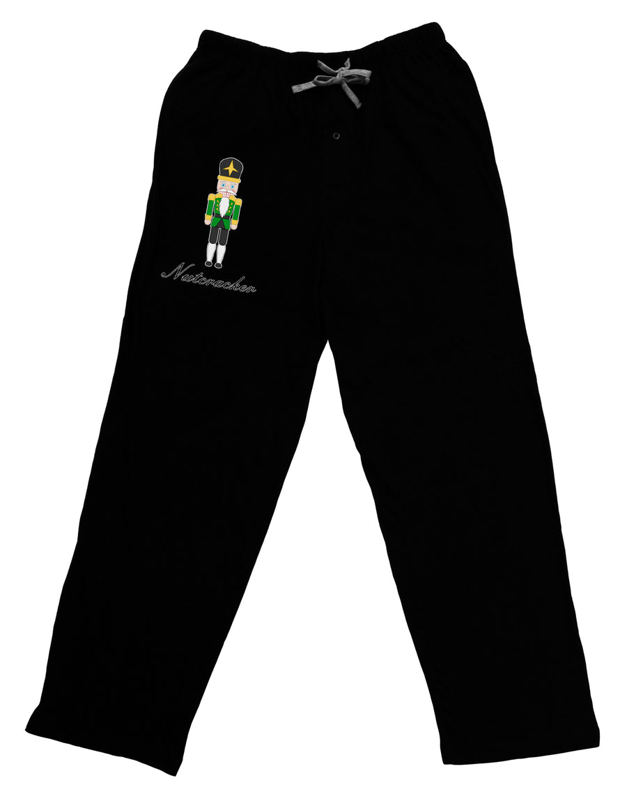 Nutcracker - Green Gold Black Text Adult Lounge Pants - Black-Lounge Pants-TooLoud-Black-Small-Davson Sales