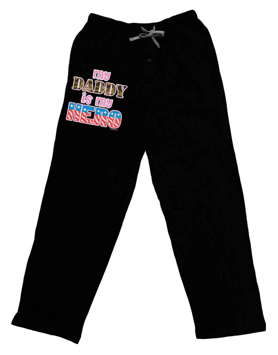 My Daddy is My Hero - Armed Forces - Pink Adult Lounge Shorts by TooLoud-Lounge Shorts-TooLoud-Black-Small-Davson Sales