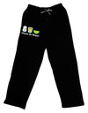 Cinco de Mayo Design - Salt Tequila Lime Adult Lounge Pants - Black by TooLoud-Lounge Pants-TooLoud-Black-Small-Davson Sales