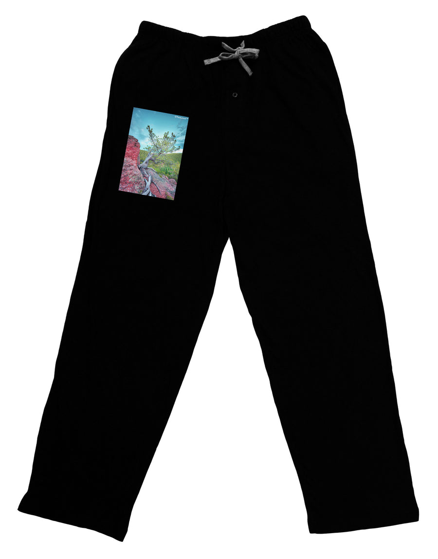 CO Cliffside Tree Relaxed Adult Lounge Pants-Lounge Pants-TooLoud-Black-Small-Davson Sales