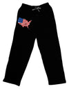 United States Cutout - American Flag Distressed Adult Lounge Pants by TooLoud-Lounge Pants-TooLoud-Black-Small-Davson Sales