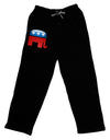 Republican Bubble Symbol Adult Lounge Pants-Lounge Pants-TooLoud-Black-Small-Davson Sales