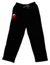 Couples Pixel Heart Design - Right Adult Lounge Pants - Black by TooLoud-Lounge Pants-TooLoud-Black-Small-Davson Sales