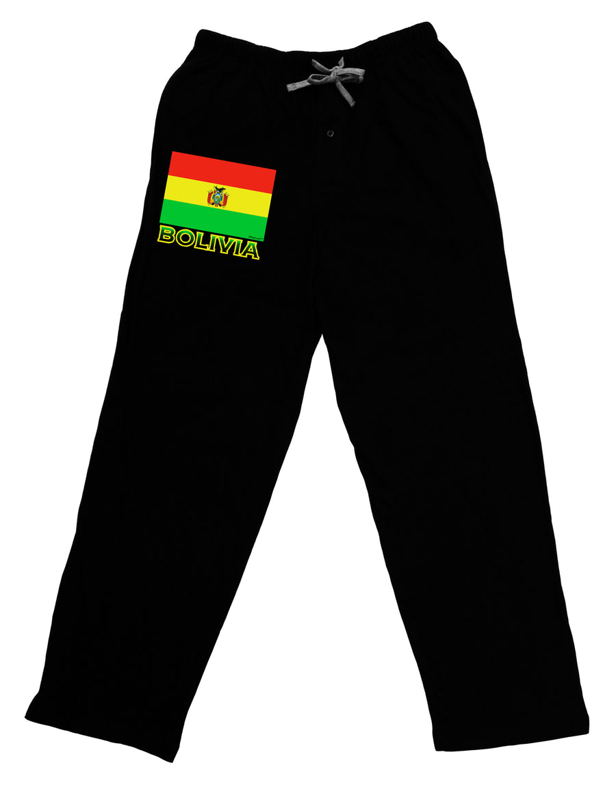 Bolivia Flag Adult Lounge Pants-Lounge Pants-TooLoud-Black-Small-Davson Sales