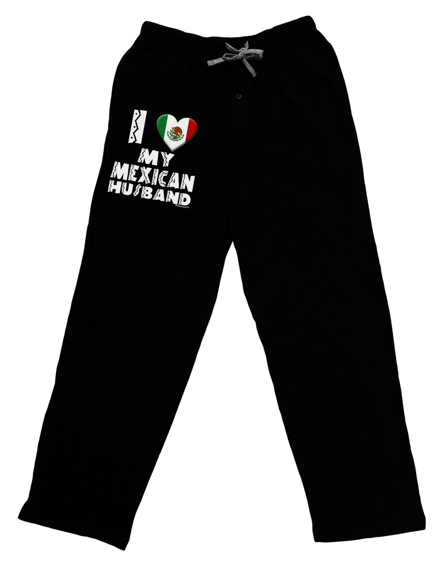 I Heart My Mexican Husband Adult Lounge Pants by TooLoud-Lounge Pants-TooLoud-Black-Small-Davson Sales