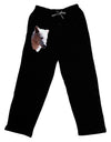 Magnificent White Wolf Head Adult Lounge Pants-Lounge Pants-TooLoud-Black-Small-Davson Sales