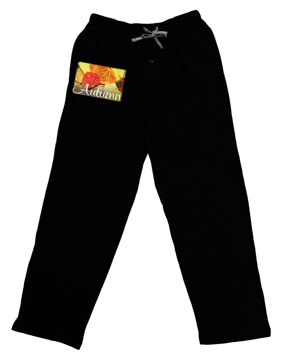 Colorado - Autumn Text Relaxed Adult Lounge Pants-Lounge Pants-TooLoud-Black-Small-Davson Sales