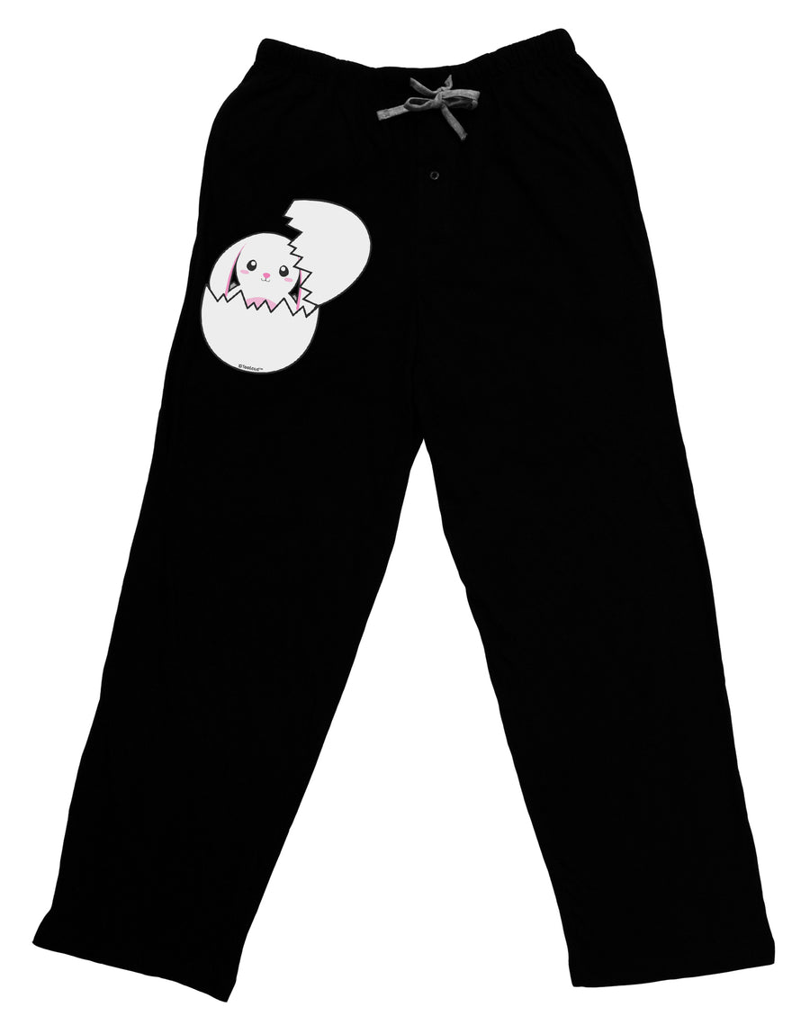 Cute Easter Bunny Hatching Adult Lounge Pants - Black by TooLoud-Lounge Pants-TooLoud-Black-Small-Davson Sales