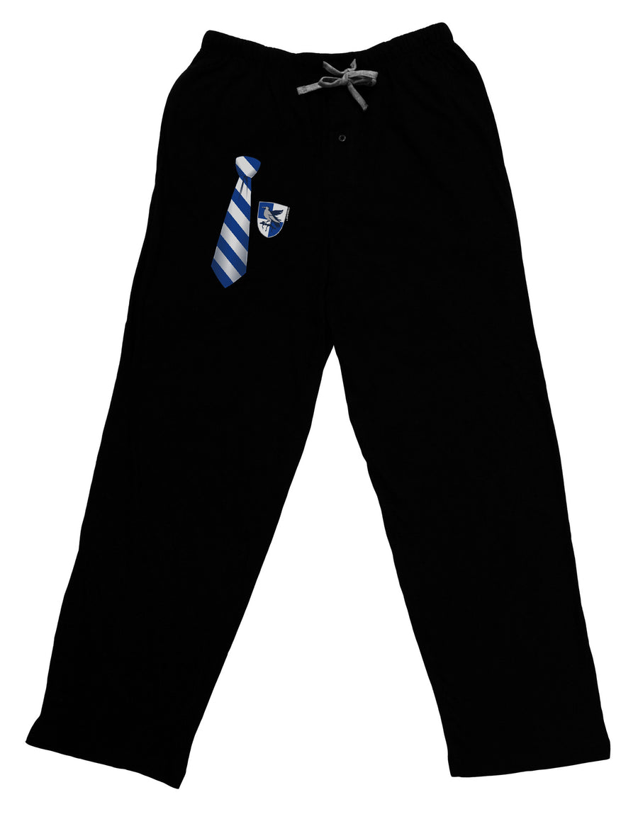 Wizard Tie Blue and Silver Adult Lounge Pants-Lounge Pants-TooLoud-Black-Small-Davson Sales