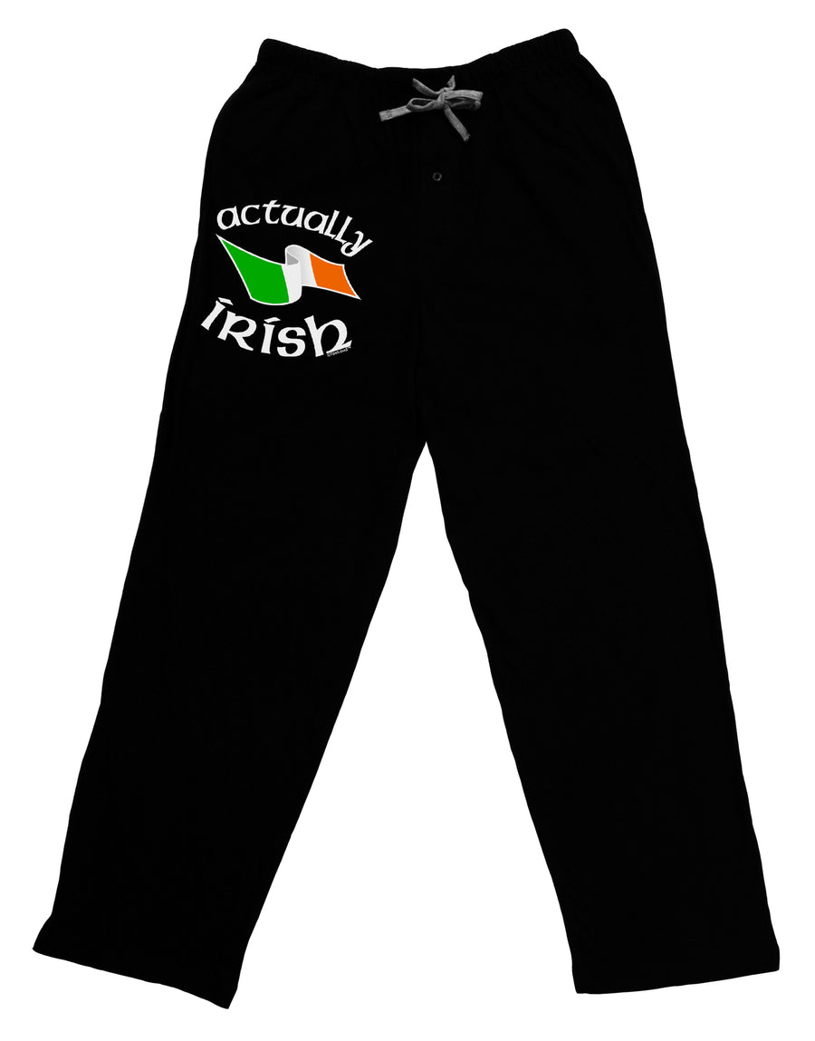 Actually Irish Adult Lounge Pants-Lounge Pants-TooLoud-Black-Small-Davson Sales
