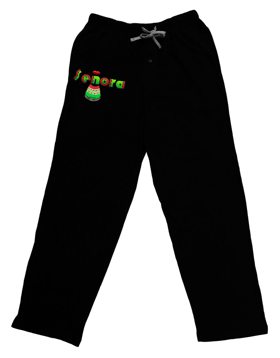 Senora Poncho Adult Lounge Pants-Lounge Pants-TooLoud-Black-Small-Davson Sales