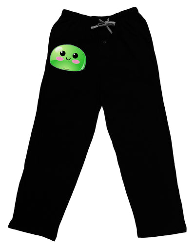 Cute RPG Slime - Green Adult Lounge Shorts - Red or Black by TooLoud-Lounge Shorts-TooLoud-Black-Small-Davson Sales