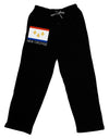 New Orleans Louisiana Flag Text Adult Lounge Pants-Lounge Pants-TooLoud-Black-Small-Davson Sales