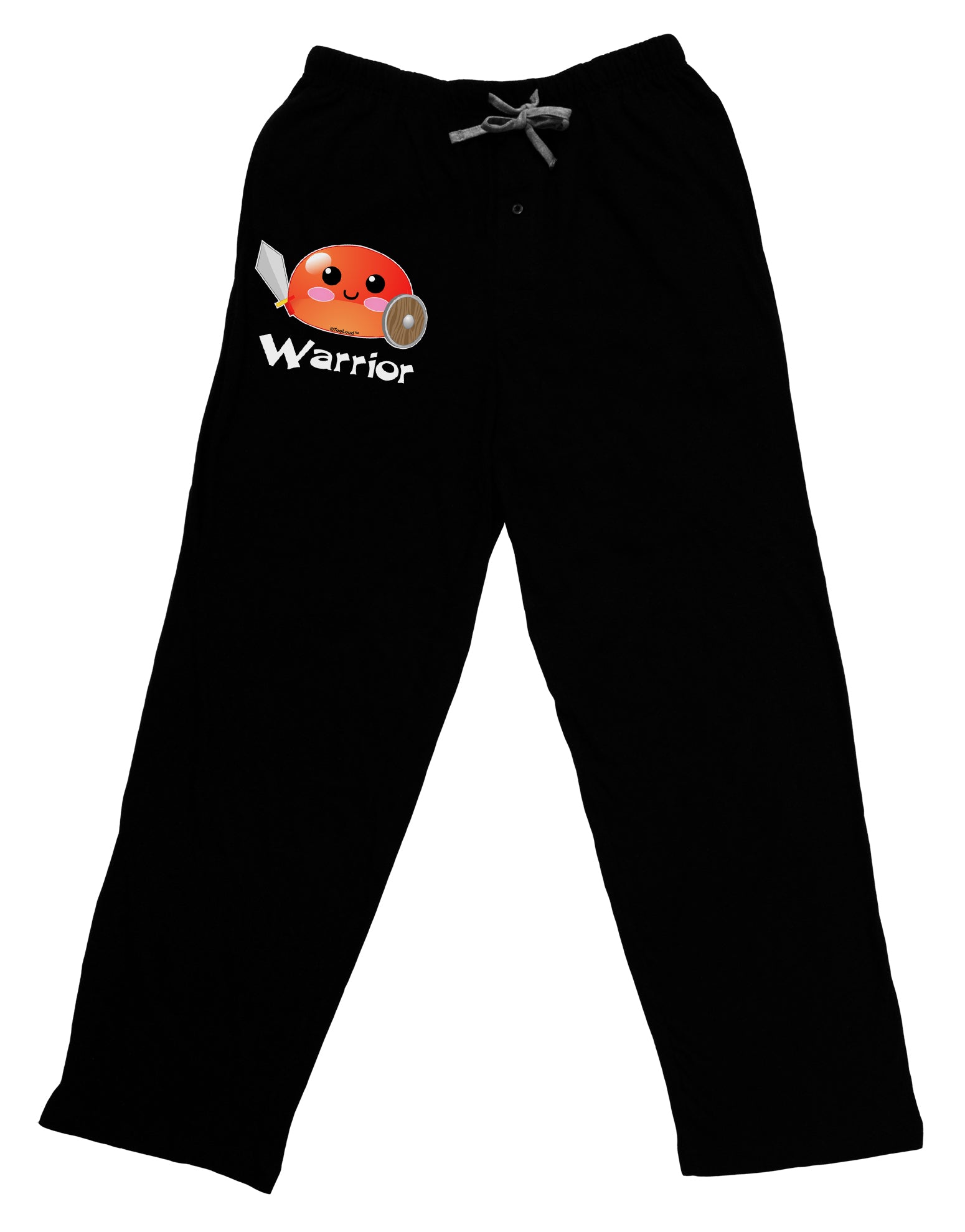 Cute RPG Slime - Warrior Adult Lounge Pants - Black by TooLoud-Lounge Pants-TooLoud-Black-Small-Davson Sales