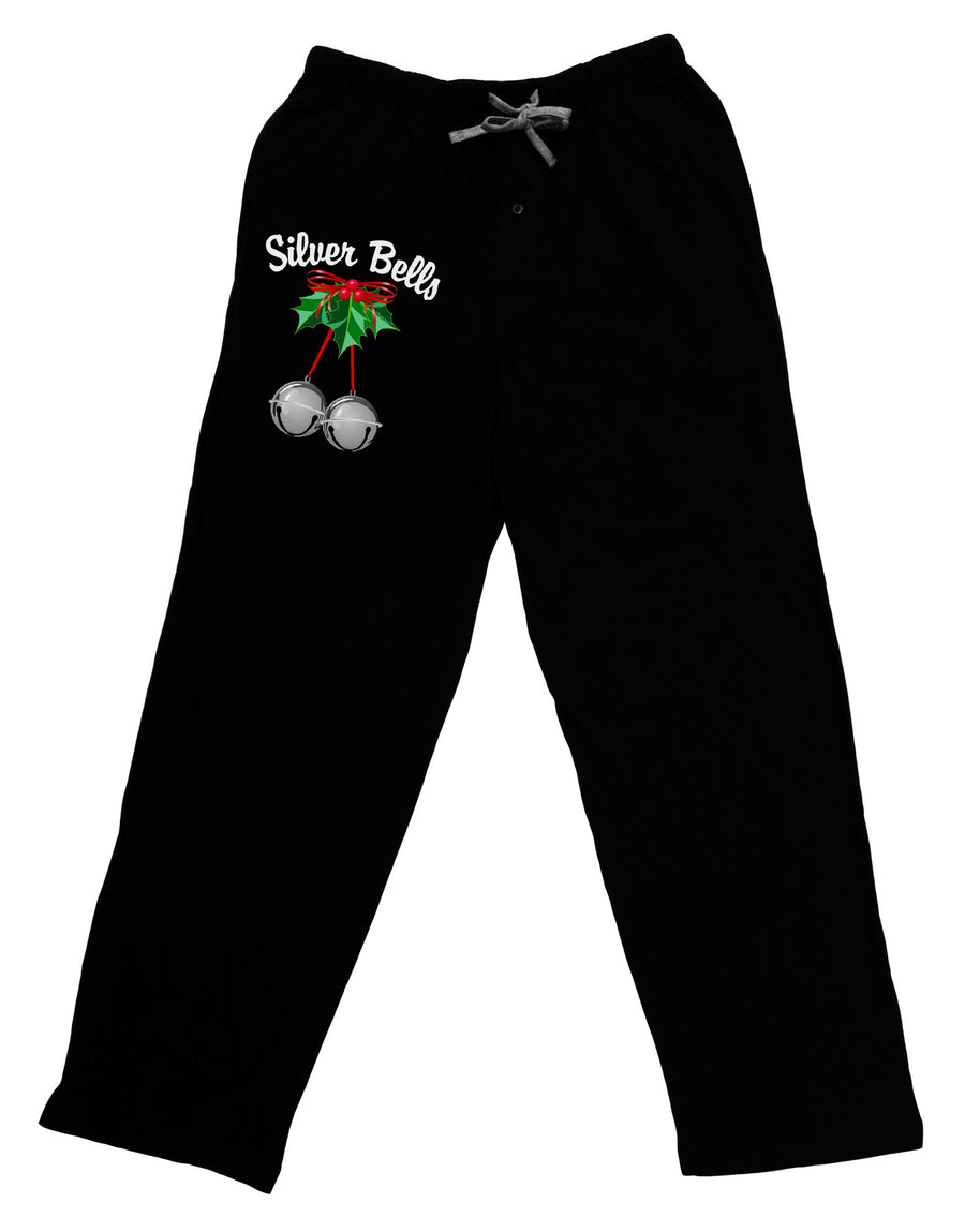 Silver Bells Adult Lounge Pants by-Lounge Pants-TooLoud-Black-Small-Davson Sales