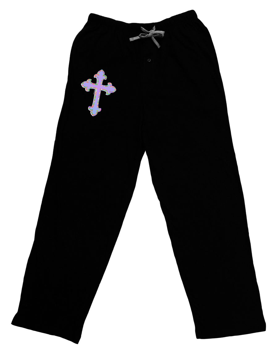 Easter Color Cross Adult Lounge Pants-Lounge Pants-TooLoud-Black-Small-Davson Sales