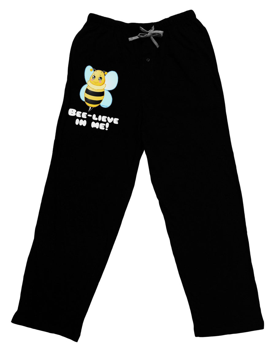 Bee-lieve In Me Adult Lounge Pants-Lounge Pants-TooLoud-Black-2XL-Davson Sales