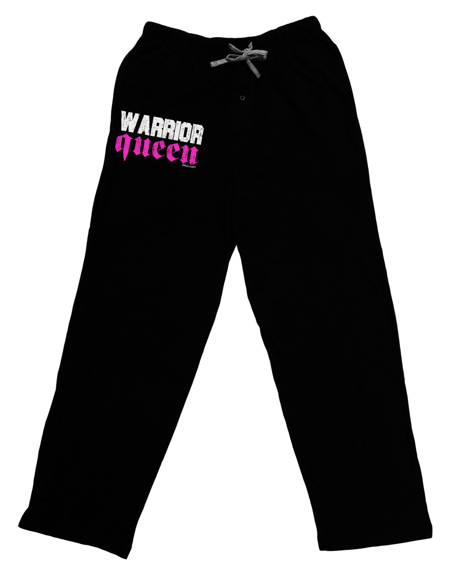 TooLoud Warrior Queen Pink Script Adult Lounge Pants-Lounge Pants-TooLoud-Black-Small-Davson Sales