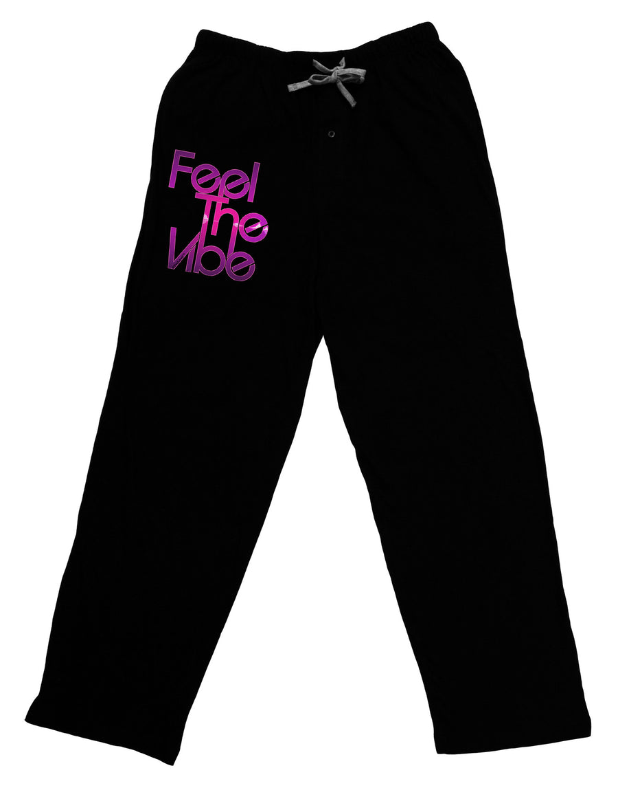 Feel The Vibe Adult Lounge Pants-Lounge Pants-TooLoud-Black-Small-Davson Sales