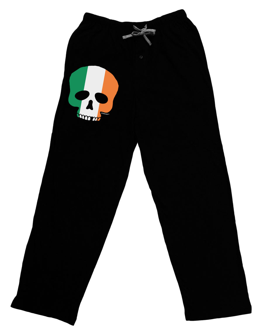 Skull Flag Ireland Adult Lounge Pants-Lounge Pants-TooLoud-Black-Small-Davson Sales