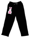 Cute Easter Bunny - Pink Adult Lounge Pants - Black by TooLoud-Lounge Pants-TooLoud-Black-Small-Davson Sales