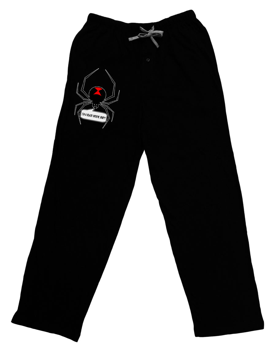 I'm A Black Widow Baby Adult Lounge Pants - Black-Lounge Pants-TooLoud-Black-Small-Davson Sales