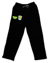 Cute Tequila Shot and Lime Wedge Adult Lounge Pants - Black by TooLoud-Lounge Pants-TooLoud-Black-Small-Davson Sales