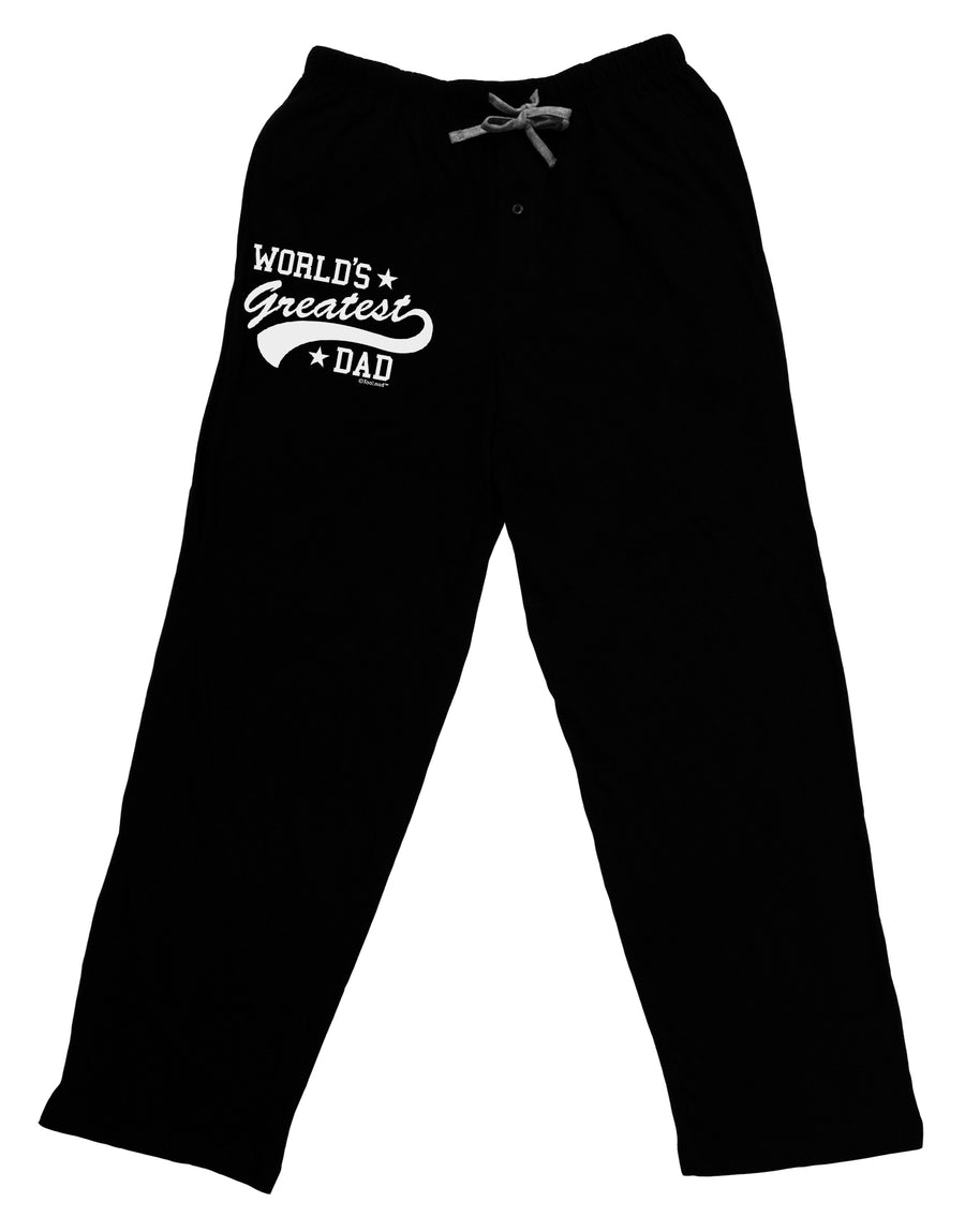 World's Greatest Dad - Sport Style Adult Lounge Pants by TooLoud-Lounge Pants-TooLoud-Black-Small-Davson Sales