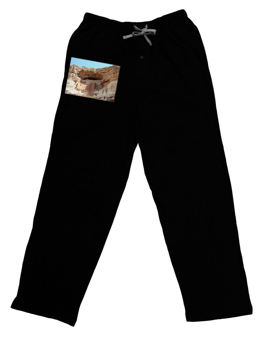 Montezuma Castle Arizona Adult Lounge Pants-Lounge Pants-TooLoud-Black-Small-Davson Sales