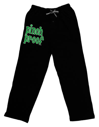 Pinch Proof - St. Patrick's Day Adult Lounge Shorts - Red or Black by TooLoud-Lounge Shorts-TooLoud-Black-Small-Davson Sales