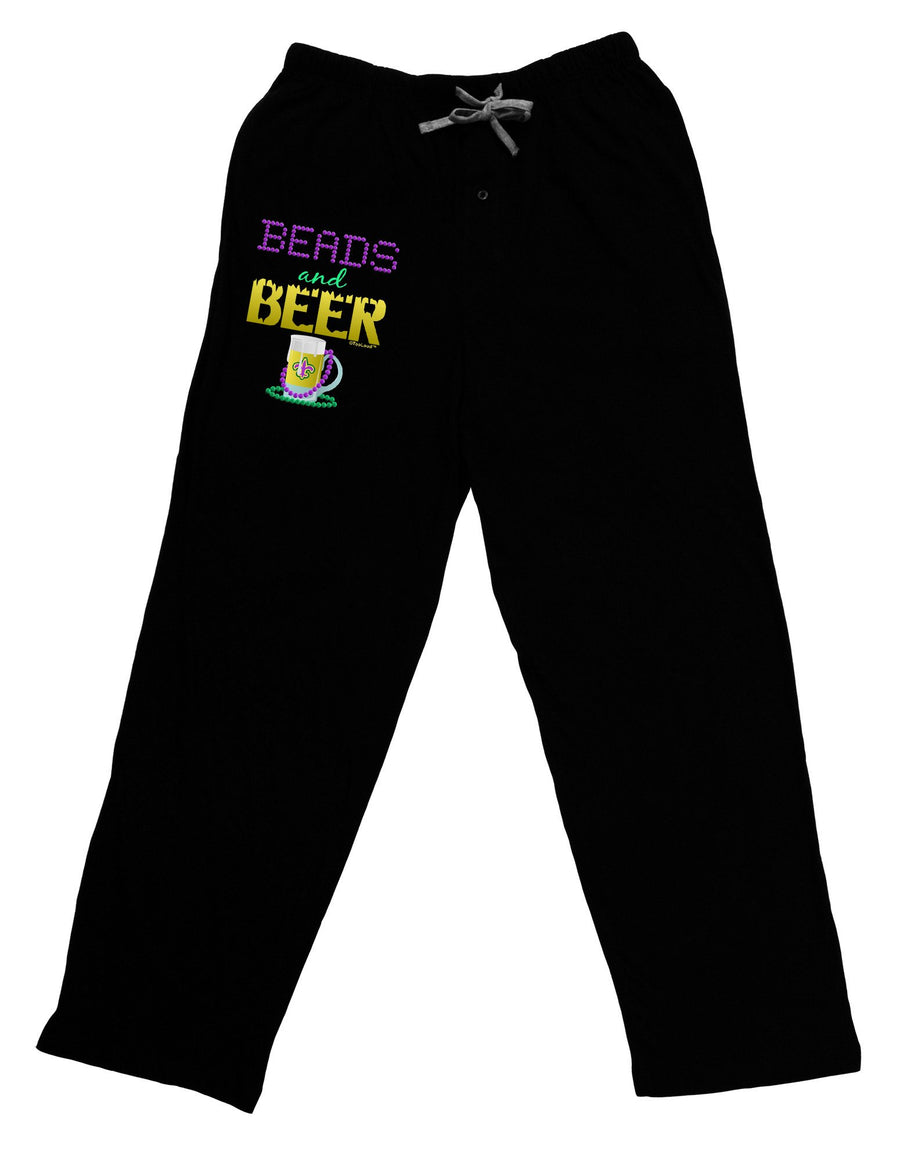 Beads And Beer Adult Lounge Pants-Lounge Pants-TooLoud-Black-2XL-Davson Sales