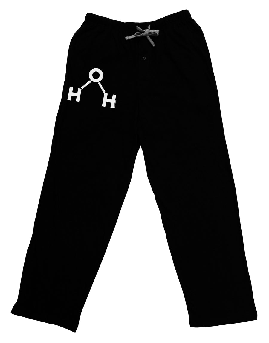 Water Molecule Text Adult Lounge Pants by TooLoud-Lounge Pants-TooLoud-Black-Small-Davson Sales