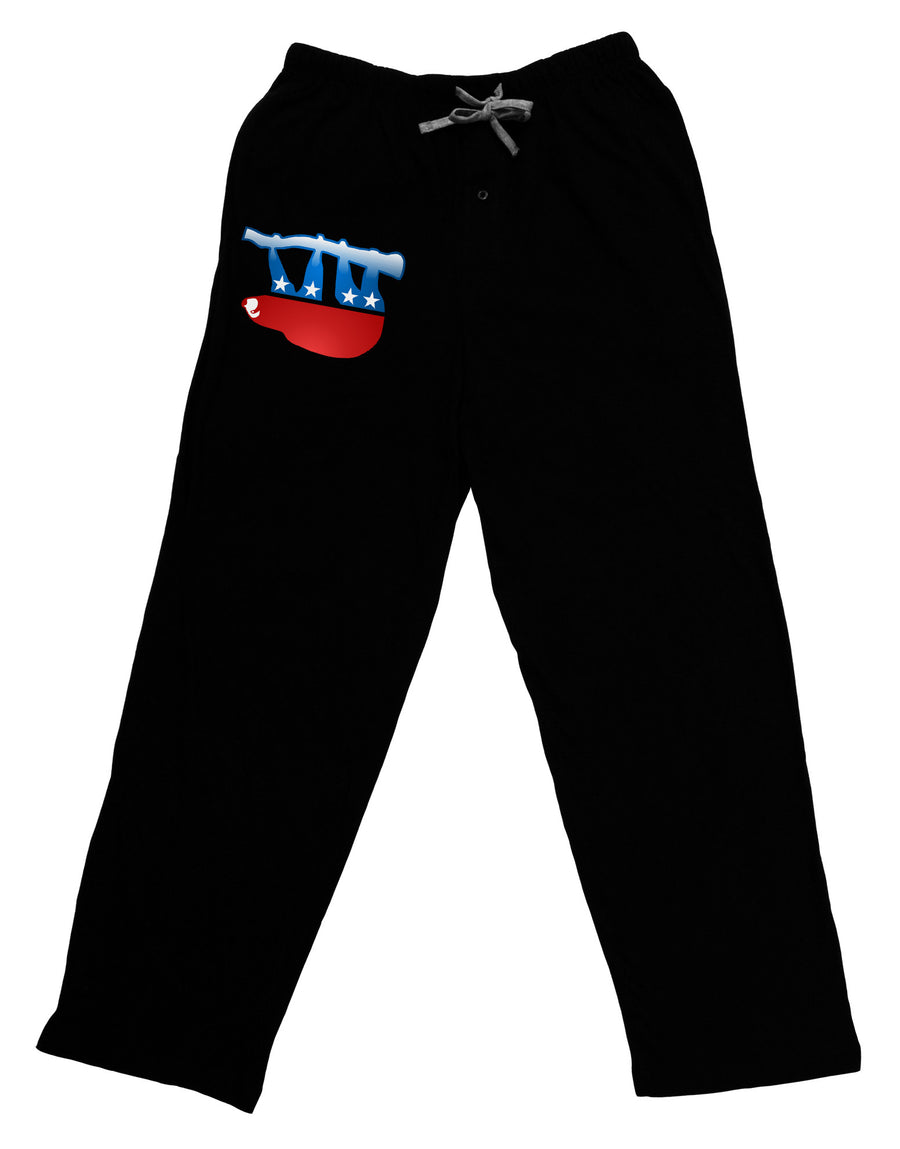 Sloth Political Party Symbol Adult Lounge Pants-Lounge Pants-TooLoud-Black-Small-Davson Sales