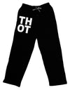 THOT Bold Text Adult Lounge Pants-Lounge Pants-TooLoud-Black-Small-Davson Sales