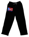 Distressed Puerto Rico Flag Adult Lounge Pants-Lounge Pants-TooLoud-Black-Small-Davson Sales