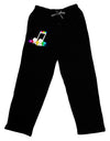 Paint Music Note Relaxed Adult Lounge Pants-Lounge Pants-TooLoud-Black-Small-Davson Sales