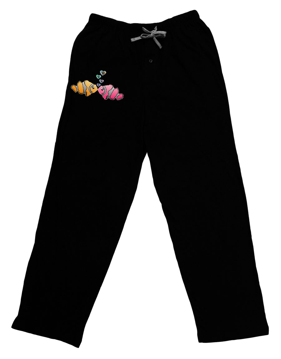 Kissy Clownfish Adult Lounge Pants-Lounge Pants-TooLoud-Black-Small-Davson Sales