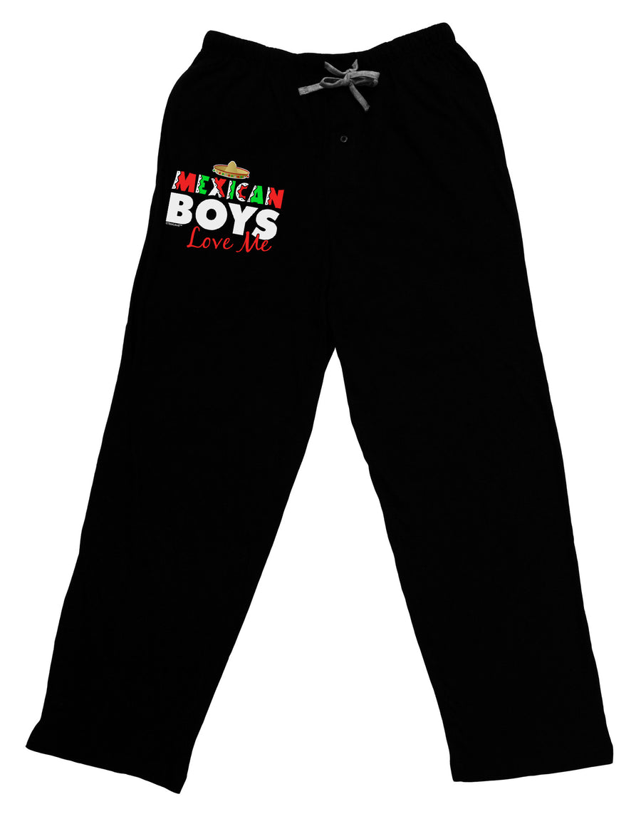 Mexican Boys Love Me Adult Lounge Pants-Lounge Pants-TooLoud-Black-Small-Davson Sales