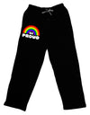 Rainbow - Be Proud Gay Pride Adult Lounge Shorts - Red or Black by TooLoud-Lounge Shorts-TooLoud-Black-Small-Davson Sales