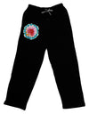 Watercolor Flower Adult Lounge Pants-Lounge Pants-TooLoud-Black-Small-Davson Sales