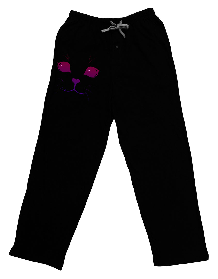 Heart Kitten Relaxed Fit Adult Lounge Pants by-Lounge Pants-TooLoud-Black-Small-Davson Sales