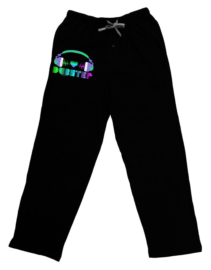 Heart Dubstep Relaxed Adult Lounge Pants-Lounge Pants-TooLoud-Black-Small-Davson Sales