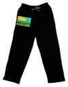 Mountain Sunset Watercolor Adult Lounge Pants-Lounge Pants-TooLoud-Black-Small-Davson Sales