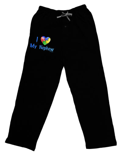 I Heart My Nephew - Autism Awareness Adult Lounge Shorts by TooLoud-Lounge Shorts-TooLoud-Black-Small-Davson Sales