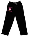 Owl Too Cute Pink Adult Lounge Pants-Lounge Pants-TooLoud-Black-Small-Davson Sales